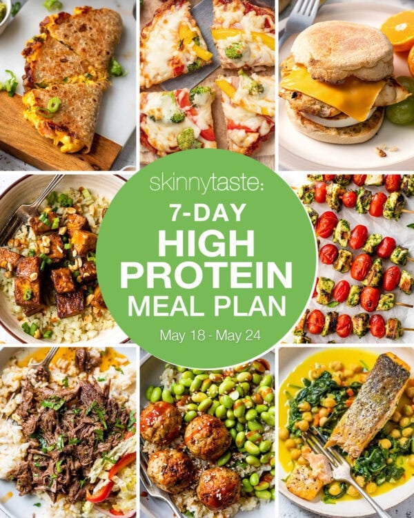A Free 7-Day High Protein Meal Plan with Macros and Shopping List